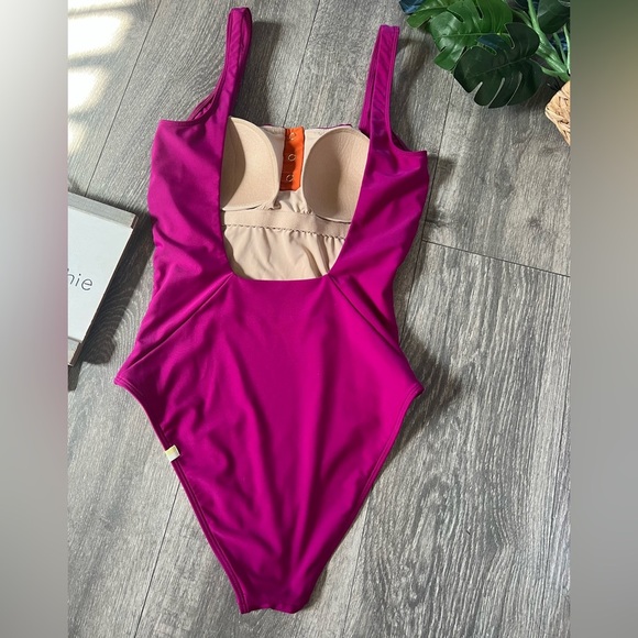 Summersalt The Sailor One Piece Pink w Orange Accent Swimsuit. Size 4 NWOT! - Picture 4 of 11